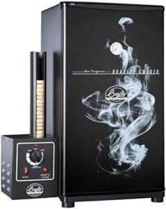 Get mouthwatering results with the Original Bradley Smoker BS611 4-Rack Natural Draft Vertical Electric Smoker, perfect for BBQ enthusiasts and backyard cooks. Enjoy tender meats with minimal effort.