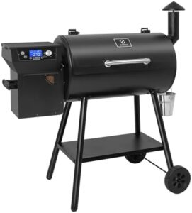 Elevate your outdoor cooking experience with the Z GRILLS ZPG 550B2 Wood Pellet Smoker. Features PID technology, LCD controller, and meat probe for precision temperature control, plus 553 sq in of grilling space. Save big on this versatile BBQ grill!