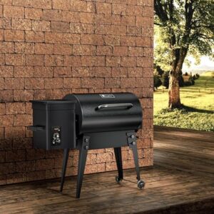 Master the art of outdoor cooking with KingChii's Portable Electric Wood Pellet Grill & Smoker featuring 456 SQ.IN grill capacity and PID temperature control, perfect for backyard camping, baking, and roasting.