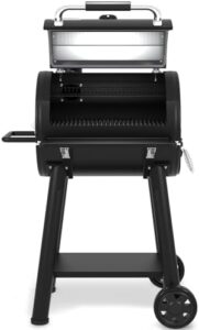 Savor sizzling flavors with the Broil King Regal Charcoal 400 Grill, featuring 400 sq. inches of cooking area, adjustable vents and a compact design for convenient outdoor grilling.