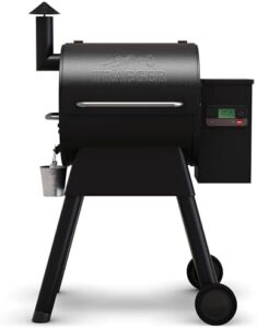 Elevate your backyard cooking with the Traeger Grills Pro 575, a WiFi-enabled electric smoker and grill featuring 6-in-1 versatility, 572 sq in grilling area, and 500°F max temperature.