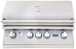 Get sizzling results with the Lion Premium Grills 32" 4-Burner Propane Gas Grill L75000, featuring a powerful cooking system and 5-in-1 BBQ tool set. Up to $50 off your purchase!
