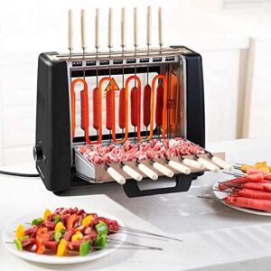 Mastering the art of cooking just got a whole lot easier with this electric barbecue grill featuring 1200W power and automatic rotating skewers for perfect lamb roasts. Perfectly smokeless and easy to clean!