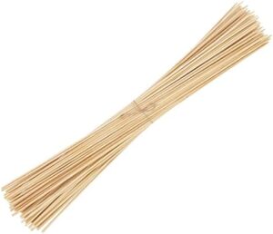 Discover the perfect bonfire companion with BambooMN's 5mm semi-point skewers. Roast to perfection with these durable 24" (61cm) bamboo sticks, ideal for camping or backyard gatherings - 1,000 pieces included.