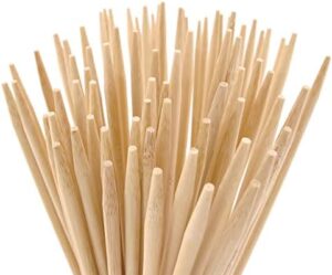 Discover the perfect bonfire companion with BambooMN's 5mm semi-point skewers. Roast to perfection with these durable 24" (61cm) bamboo sticks, ideal for camping or backyard gatherings - 1,000 pieces included.