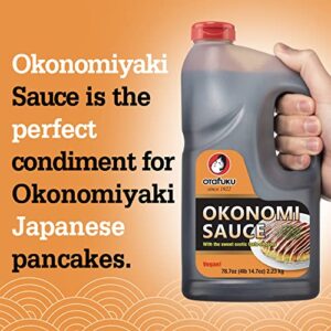 Experience the authentic Japanese flavor of Otafuku Okonomiyaki Sauce with every bite. Savor 6 restaurant bulk-sized packs, perfect for okonomiyaki pancakes and more. Limited time offers: Buy 2 get 10% off, or use code OKONOMI15 at checkout.