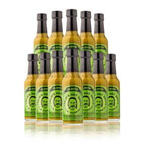 Experience the perfect balance of spicy and sweet with Trejo's Jalapeño Hot Sauce! This zesty condiment combines green olives, lime, and honey for a tangy flavor. Non-GMO and vegetarian-friendly, it's great for tacos, burritos, guacamole, and more - even mild enough for the whole family to enjoy in 12-pack.