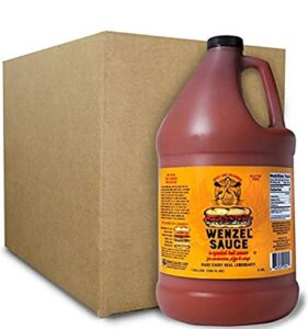Experience legendary meals with Wenzel's #1 Sandwich Hot Sauce! Spice up your food game with a tangy flavor. Includes 4-gallon case.