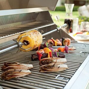 "Savor outdoor flavors with the Coyote C-Series propane gas grill. This 42-inch built-in BBQ features 5 burners, durable construction, and a compact design perfect for small backyards or patios."
