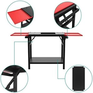 Discover the perfect outdoor cooking companion: Adjustable Universal Griddle Stand for Blackstone griddles, featuring a double-shelf worktable and carry bag. Upgrade your camping experience with this versatile BBQ stand!