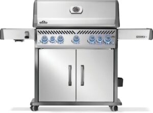 Here is the optimized SEO meta description:

"Power up your outdoor cooking with Napoleon Rogue PRO-S 625 propane gas grill featuring infrared side and rear burners, stainless steel construction, and 7 burners for perfect meals. Exclusive discounts available!"