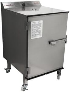 SmokinTex Pro 1400: Insulated stainless steel smoker with digital temp control, perfect for indoor/outdoor BBQ and jerky making.