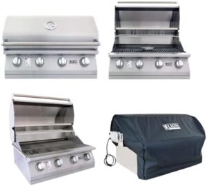 Unleash the perfect backyard BBQ experience with Lion Premium Grills' 32" grill bundle featuring a double side burner, rotisserie basket, and more.