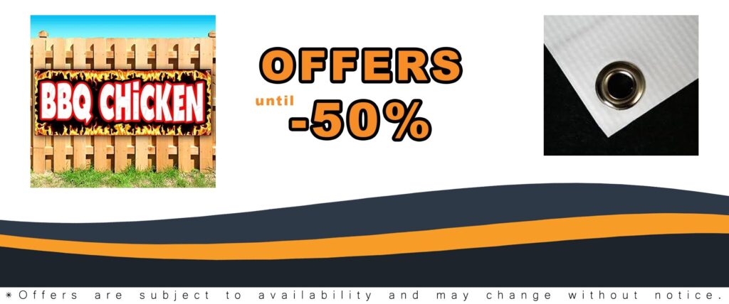 BBQ Ribs Heavy Duty Vinyl Banner