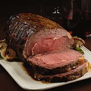 Discover the perfect prime rib roast for special occasions! This 3.5-4 lb boneless roast is infused with garlic and herb flavors, ideal for celebrations and holidays. Perfect for cooking instructions from Kansas City Steak Company.