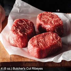 Savor the ultimate barbecue experience with Omaha Steaks' Barbecue Favorites - 4 Butcher's Cut Ribeyes Filets, 4 Air-Chilled Boneless Chicken Breasts, 2 Smoked Pork Baby Back Ribs, and more!