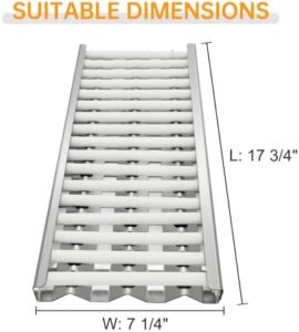 Upgrade your grilling experience with 4 Pack Radiant Tray & Ceramic Rod Replacement Parts for Lion Premium Grills, compatible with l75000 and l90000 grill models.