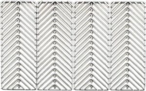Here is the generated SEO meta description:

"Upgrade your BBQ grill with this 4-pack of V-style cooking grates made from durable stainless steel 304, perfect for Cal Flame P-Series, G-Series, and Convection Gas Grills. Save big on this essential accessory!"