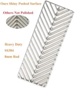 Here is the generated SEO meta description:

"Upgrade your BBQ grill with this 4-pack of V-style cooking grates made from durable stainless steel 304, perfect for Cal Flame P-Series, G-Series, and Convection Gas Grills. Save big on this essential accessory!"