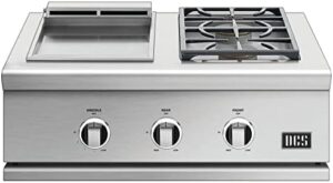 Here's the meta description:

"Upgrade your outdoor cooking experience with the DCS Series 9 30-Inch Natural Gas Double Side Burner with Griddle, featuring two cooking zones and a spacious griddle for multiple dishes at once. Enjoy discounts on this premium grill accessory!"