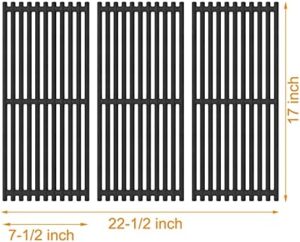 Upgrade your CharBroil grill with genuine replacement parts, cast iron infrared grates for Tru-Infrared gas grills (2-6 burners), ensuring optimal heat distribution and cooking performance.