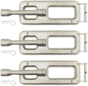 "Upgrade your grill game with our 3-Pack Cast Stainless Steel Burners, compatible with top brands like Members Mark and Coyote. Durable, long-lasting performance for a perfect BBQ experience."