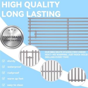 Upgrade your grilling experience with these heavy-duty 5/16" rod BBQ grill grates, specifically designed for Blaze Grill models. Perfect replacements with high-quality electrolysis and shot blasting processing.