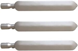 Here is the generated SEO meta description:

"Upgrade your barbeque experience with this 3-pack of stainless steel oval burners, compatible with Barbeques Galore, Kenmore, and more models. Perfect for gas grills and outdoor cooking."