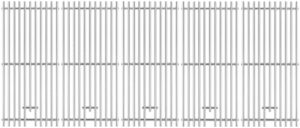 Here is the optimized SEO meta description:

"Upgrade your outdoor cooking experience with these replacement grill grates for Bull Grill Parts, compatible with Brahma and Lion models. 5 sturdy pieces in stainless steel."