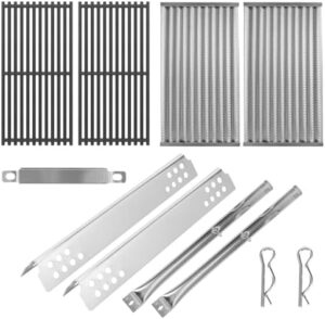 Upgrade your Charbroil Tru-Infrared grill with our replacement parts kit. Includes emitter, cooking grate, heat plate, shield and more for optimal grilling performance. Save big on this comprehensive kit.