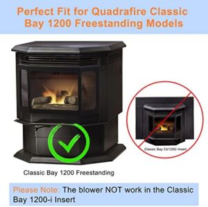 Upgrade your pellet stove with the Criditpid 812-3370 Convection Blower Fan, featuring 2 speeds for optimal performance and efficiency. Enhance your QuadraFire Classic Bay CB1200 experience!
