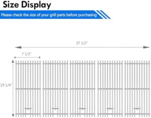 "Upgrade your grilling experience with replacement grill grates for Bull and Brahma Lion premium grills. Stainless steel construction ensures durability and easy cleaning."