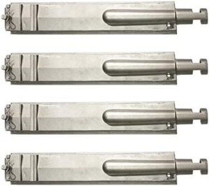 Upgrade your backyard cooking experience with these heavy-duty cast stainless steel BBQ grill burners, perfect for replacing worn-out or damaged parts on Cal Flame P-Series, Aussie Thermos Turbo Beefeater grills.