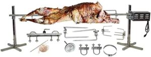 Master the art of BBQ with our CXB85 Pig Whole Hog Lamb Rotisserie Kit, featuring a powerful 40W electric motor and durable stainless steel trussing hardware. Perfect for charcoal or wood fire cooking, this kit includes accessories for effortless meals. Save big with special offers!