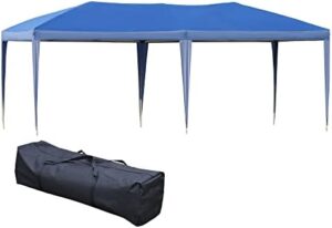 Enhance your outdoor gatherings with Outsunny's 10' x 20' Pop Up Canopy Tent, featuring heavy-duty materials and a carry bag for easy setup. Perfect for parties, events, and backyard BBQs!