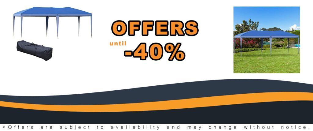 Outsunny 10x20 Pop Up Canopy Tent Heavy Duty Parties Outdoor Instant Gazebo Shelter