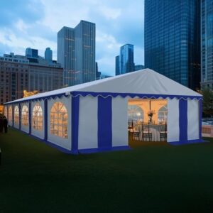 Transform your outdoor gatherings with Quictent's heavy-duty party tent, featuring fire-retardant vinyl and removable sidewalls. Perfect for weddings, BBQs, and more! Up to 20% off today.