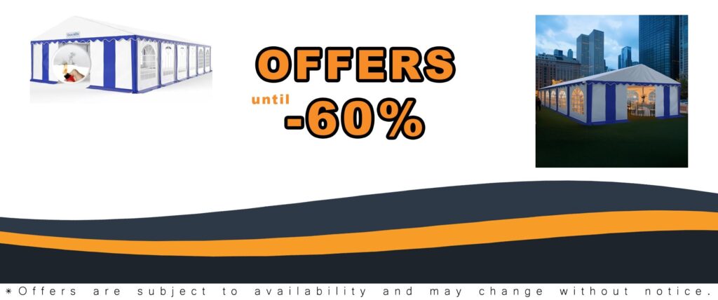 Quictent Heavy Duty PVC Party Tent with 12 Removable Sidewalls