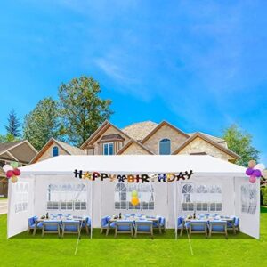 Here is the optimized SEO meta description:

"Waterproof outdoor canopy tent for camping, parties, and events. Spacious 10x30' gazebo with removable walls provides shelter from sun or rain. Perfect for weddings, BBQs, or everyday use."
