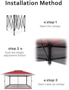 Here is the optimized SEO meta description:

"Transform your backyard with this 13x13FT pop-up gazebo featuring mosquito netting, perfect for outdoor gatherings, parties and weddings. Clearance sale now!"