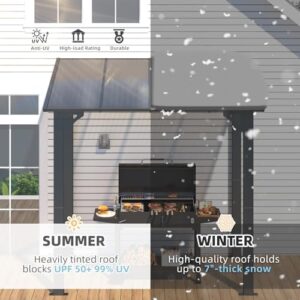 Upgrade your outdoor space with the AECOJOY 8' x 5' gazebo pergola featuring a hardtop grill shelter and heavy-duty awnings for patio, decks, or backyard use. Save big on clearance deals!