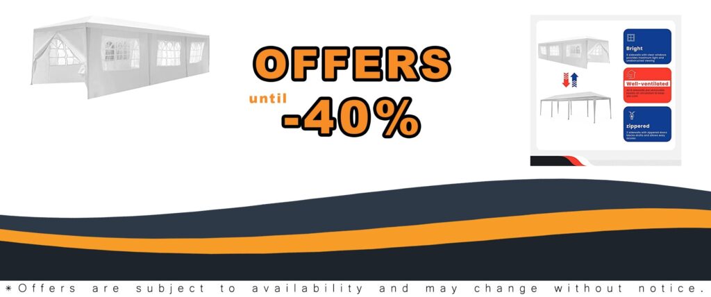 Canopy 10x30 Heavy Duty Waterproof Outdoor Gazebo Wedding Party Tent