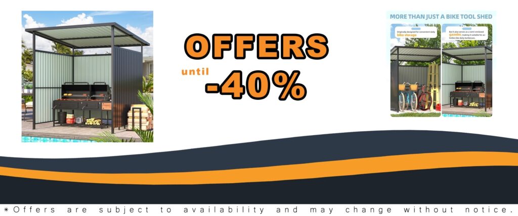 AECOJOY 6x6 Hardtop Grill Gazebo Outdoor Pergolas Clearance