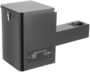 Upgrade your grilling experience with the Pellet Smoker Hopper Assembly Kit, featuring a temperature controller and touch panel for precise heat control from 180°F to 500°F.