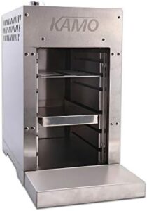 Sear to perfection with the Li Bai 1500 °F Propane Grill, featuring infrared technology for quick cooking and a stainless steel design perfect for outdoor picnics or kitchen use.