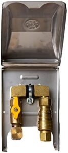 Here is the optimized meta description:

"Upgrade your outdoor cooking with the Manufacturing Ltd BBQ Gas Outlet featuring a 1/2" NPT inlet and quick disconnect outlet. Perfect for gas grills, dimensions available on Amazon."