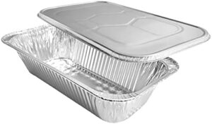 Here is the optimized meta description:

"Upgrade your meal prep game with PACTOGO's aluminum foil steam table pans, featuring 12x6 disposable containers for baking, cooking, and more. Pack of 200 sets ideal for food preparation, reheating, and serving."