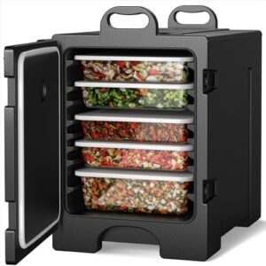 Here is the meta description:

Warm up your events with COSTWAY Catering Food Warmers, holding 5 full-size pans and featuring stackable design, handles, and insulation for family gatherings, canteen or restaurant use.