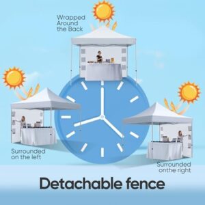 Discover the Quictent 10'x10' Pop up Canopy Tent with commercial-grade durability, instant setup, and wheeled bag for outdoor events, beaches, parties, or markets.