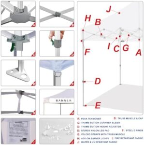 Here is the generated meta description:

"Instantly set up outdoor events with the Eurmax USA Pro 10x20 Pop Up Canopy, featuring a durable aluminum frame and commercial-grade quality. Perfect for weddings, parties, BBQs and more!"